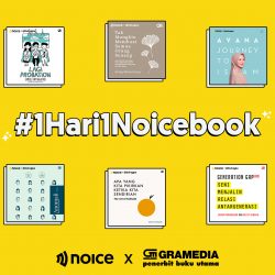 Hari Buku Nasional Noice dan Gramedia - 1 hari 1 noicebook