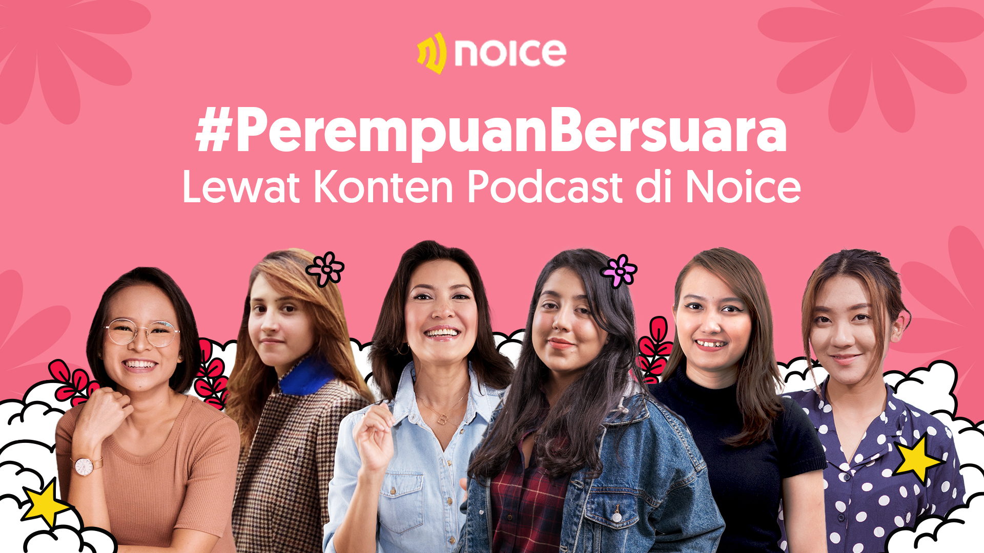 Apresiasi Karya Konten Kreator Perempuan, NOICE Hadirkan Kurasi Podcast Inspiratif #PerempuanBersuara