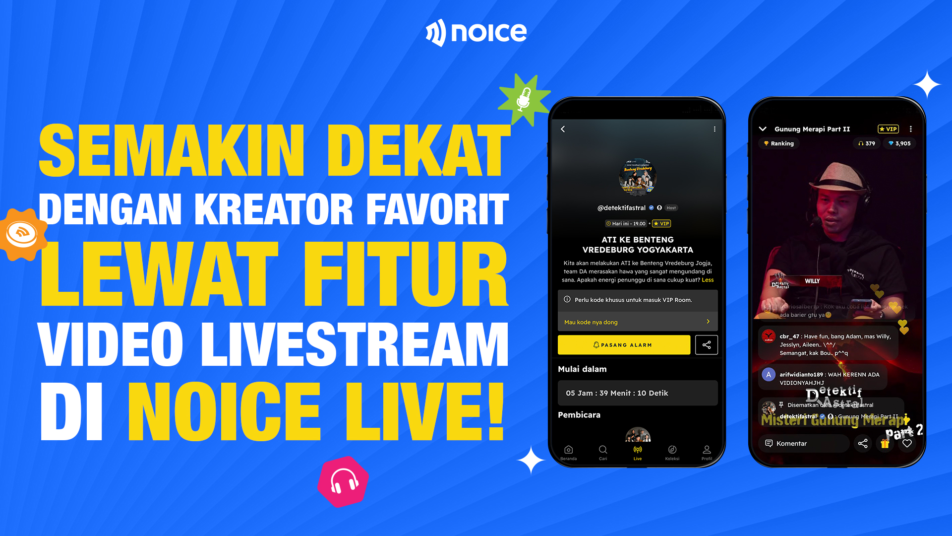 Hadirkan Alternatif Format Konten, Noice Luncurkan Fitur Video Podcast dan Video Livestream