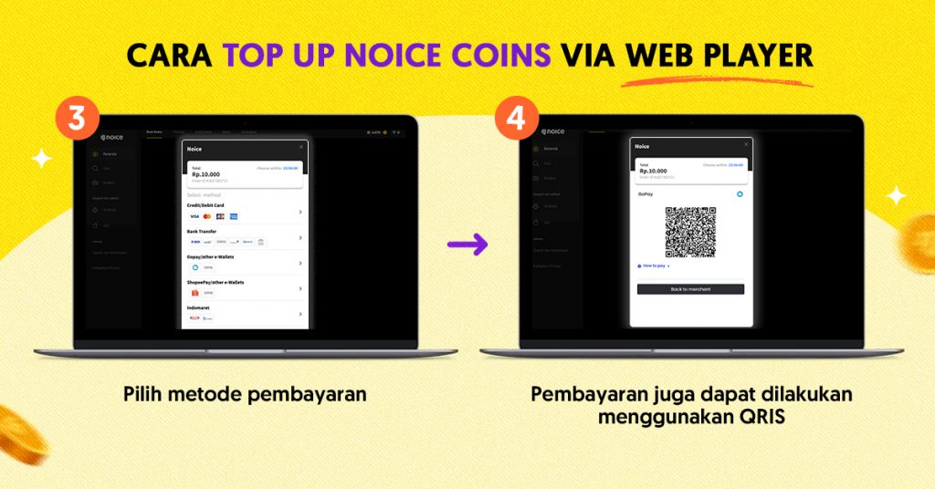 step 2-Cara Beli Noice Coin melalui Web Player