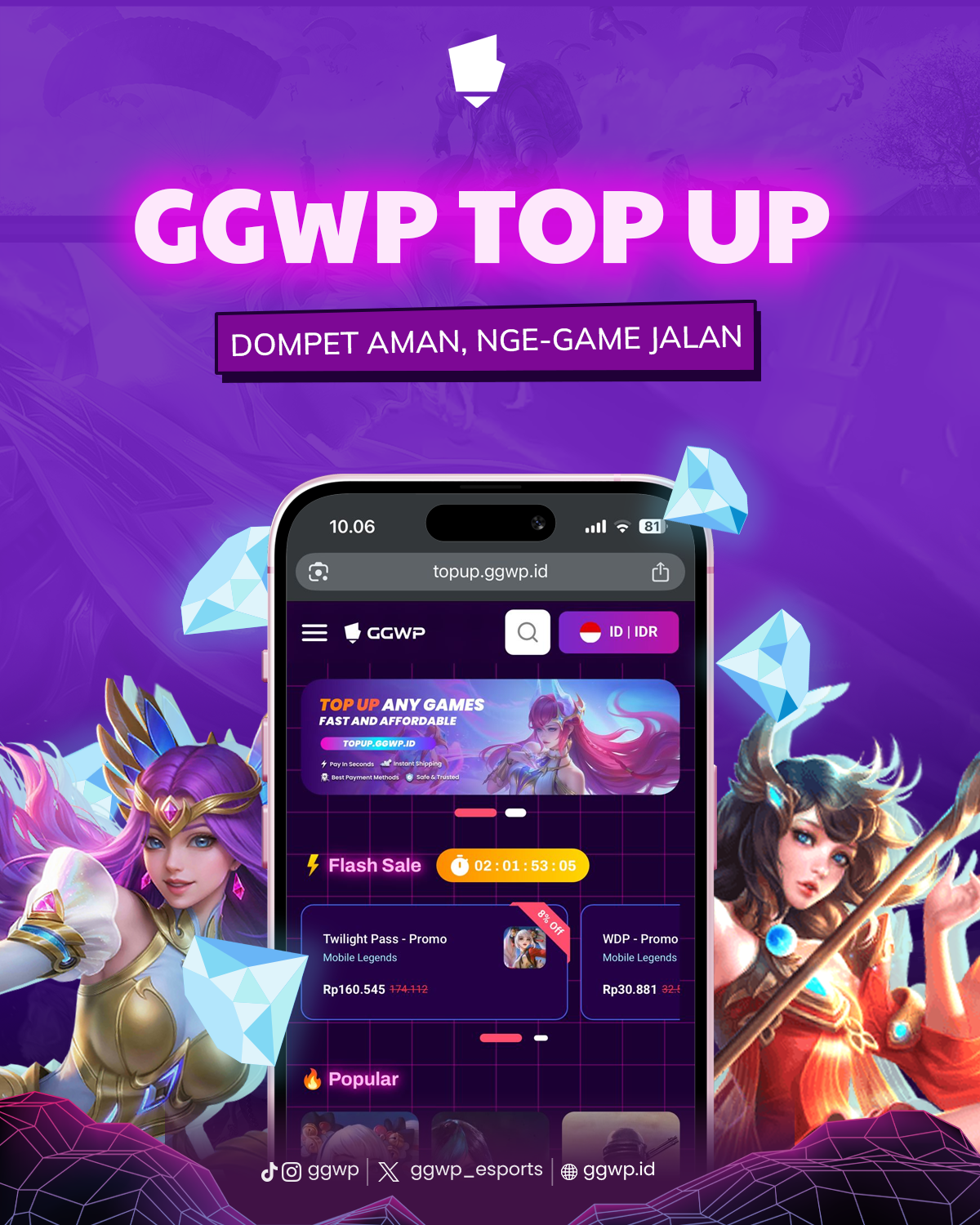 <strong>GGWP Resmi Luncurkan Layanan Top-up Game: Murah, Cepat, dan Aman untuk Gamer Indonesia </strong>