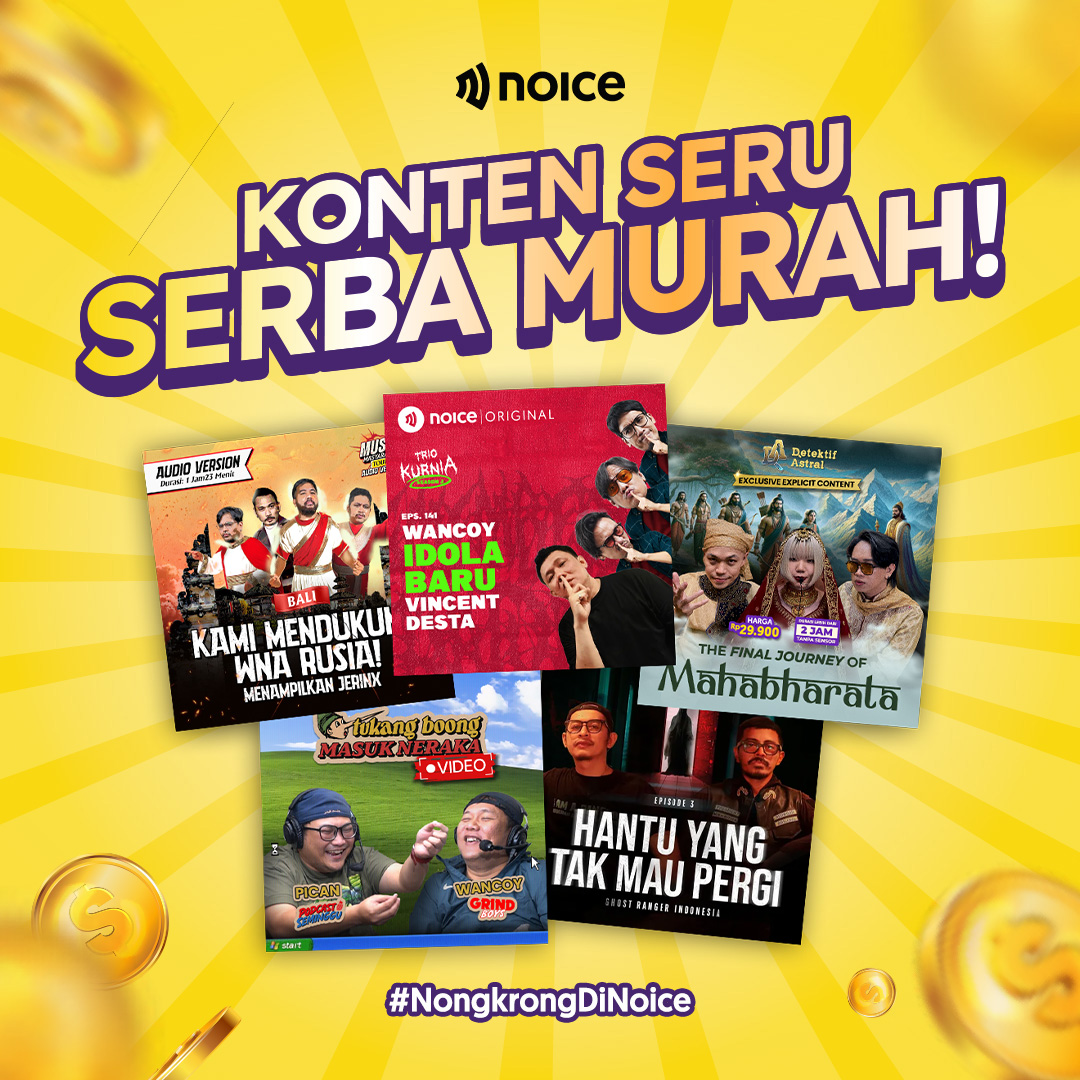 Payday October Sale: 13 Konten Eksklusif Wajib Dengar, Yuk Pake Promo Gajian Sekarang