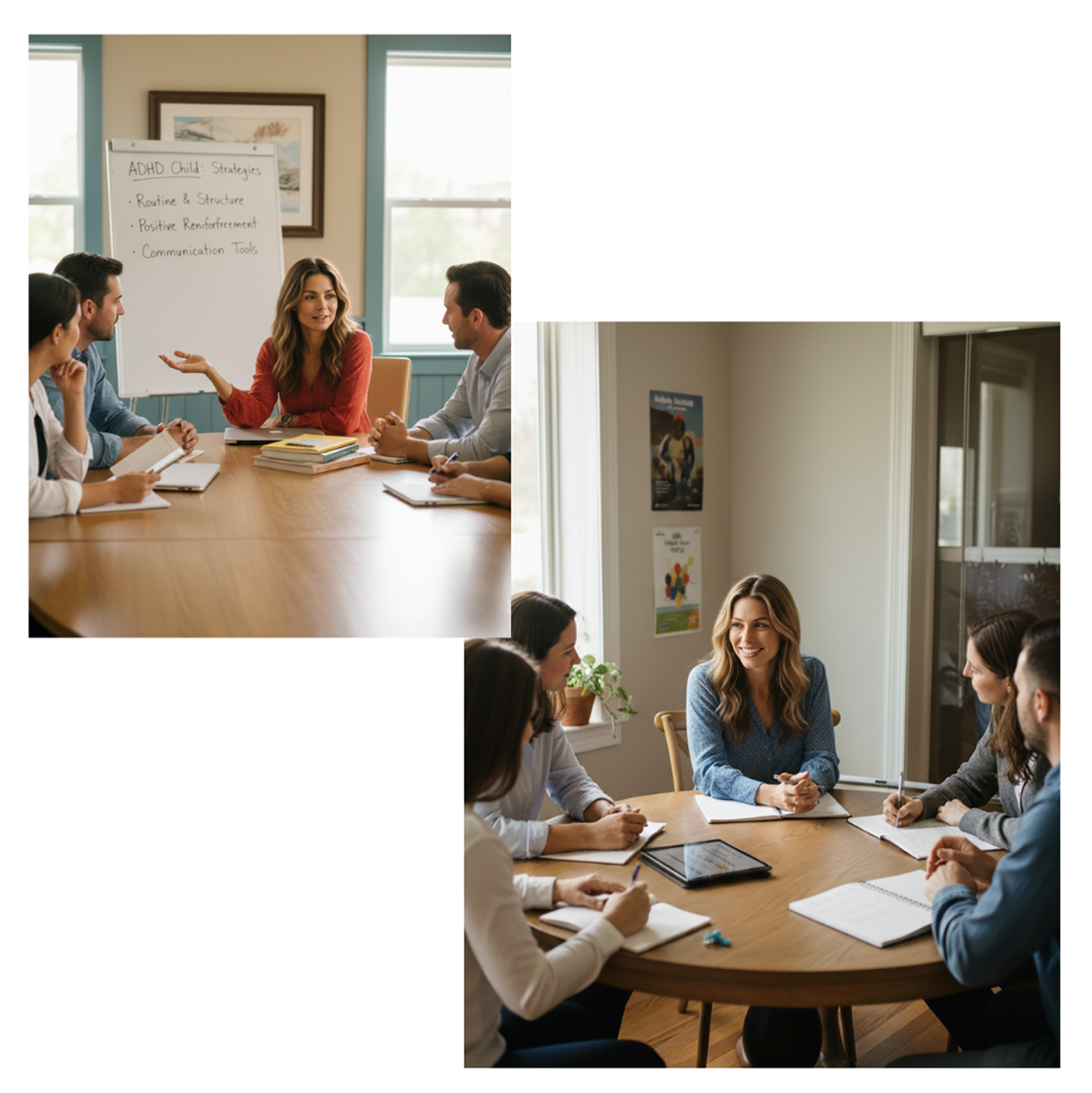 Christina consulting with schools